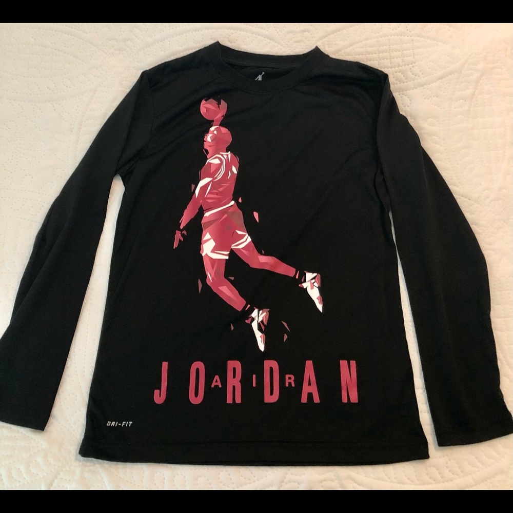 Dri fit boys long sleeve shirt